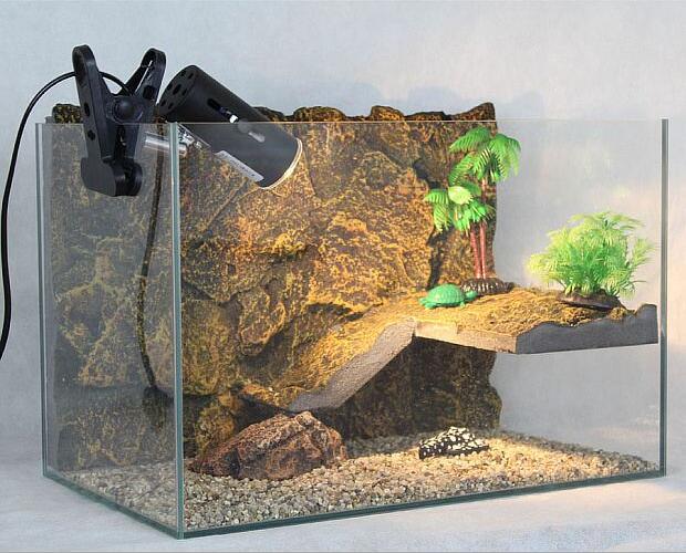 Yellow Sharp Rock 3D Background for Terrarium Aquarium Vivarium suitable for Tortoise Tarantula Frog Snake