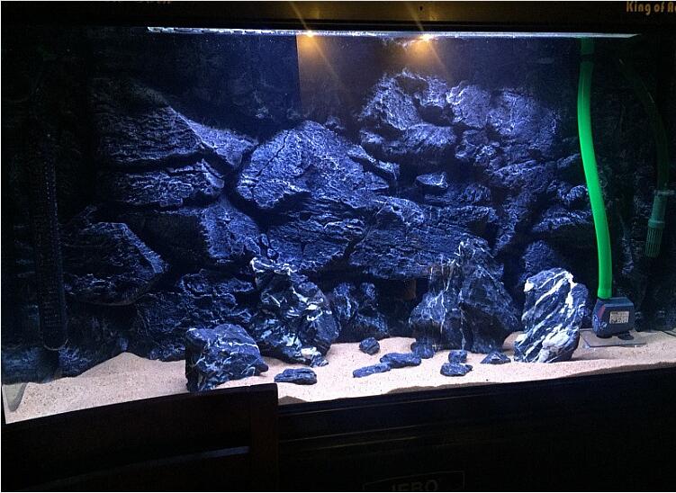Sharp Rock 3D Background for Terrarium Aquarium Vivarium suitable for Tortoise Tarantula Frog